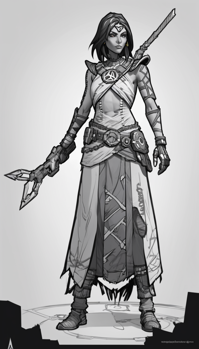Indie game art,(Cinematic scene, hero view, d4s sorceress, action pose, detailed background, masterpiece, best quality, high quality, absurdres <lora:diablo_4_sorceress_v0.0.2:1>), (Vector Art, Borderlands style, Arcane style, Cartoon style), Line art, Disctinct features, Hand drawn, Technical illustration, Graphic design, Vector graphics, High contrast, Precision artwork, Linear compositions, Scalable artwork, Digital art, cinematic sensual, Sharp focus, humorous illustration, big depth of field, Masterpiece, trending on artstation, Vivid colors, trending on ArtStation, trending on CGSociety, Intricate, Low Detail, dramatic
