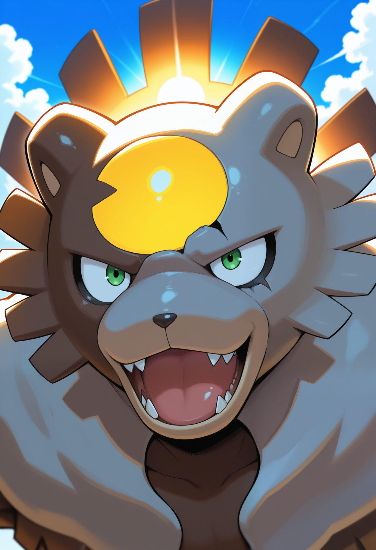 masterpiece,best quality,amazing quality, 1boy, solo,  luna, pokemon (creature), close up, happy, prancing,

sunshine,