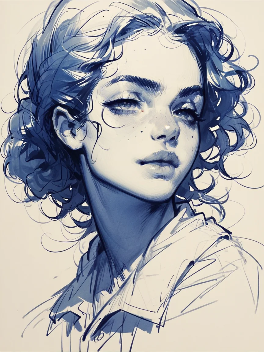 score_9, score_8_up, score_7_up, score_6_up, score_5_up, score_4_up, <lora:1nksk3tchXLP2:0.8> 1nksk3tch, 1girl, sketch,