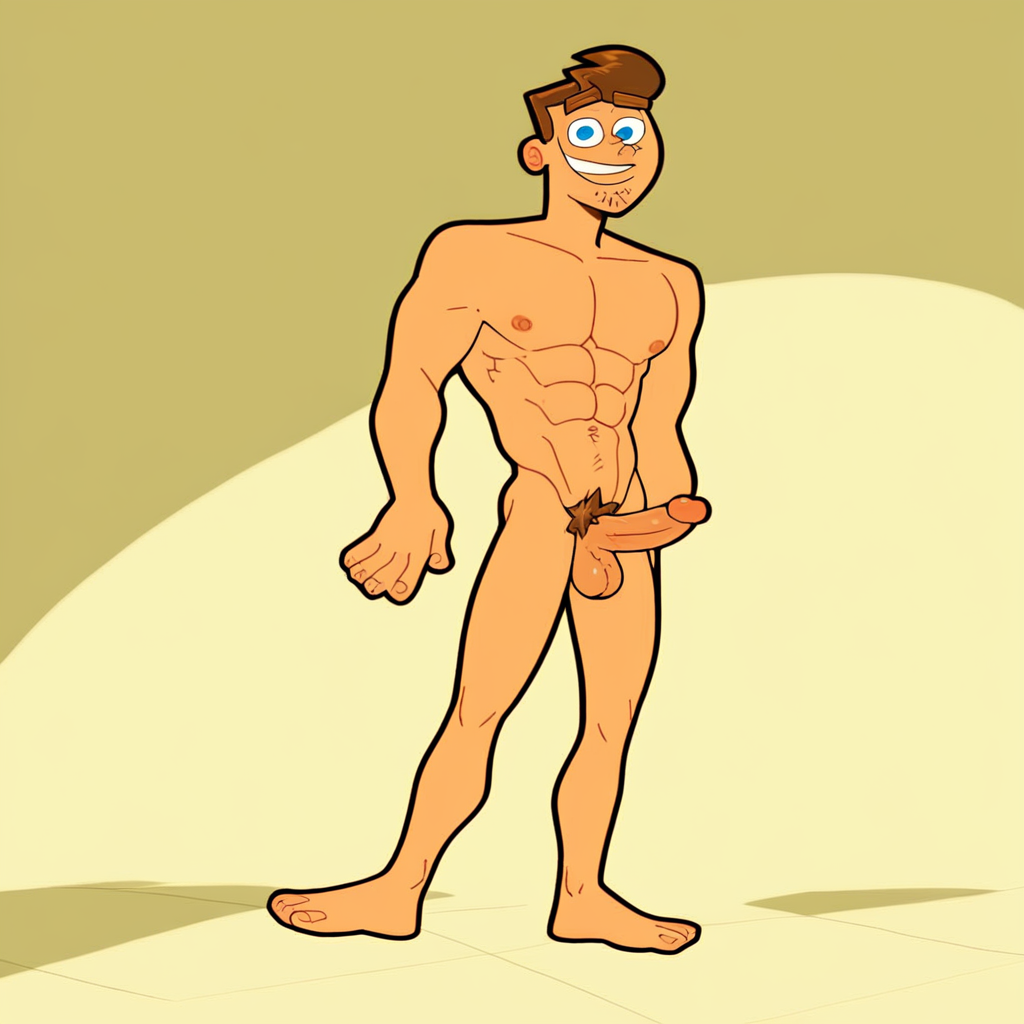 Tommy, 1boy, male focus, solo, brown hair, short hair, facial hair, blue eyes, pubic hair, completely nude, abs, penis, balls, standing,  hard penis, score_9, score_8_up, score_7_up, score_6_up <lora:vinceteaa_020_04v2-step00000400r:1> good face, good eyes, looking at viewer, full body, standing,