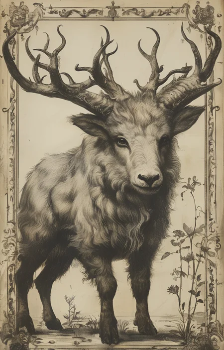 masterpiece,best quality,<lora:tbh266-sdxl:0.9>,illustration,style of Bestiary animals