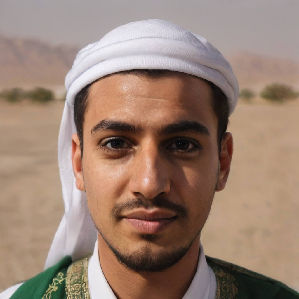 portrait photo of a saudi guy