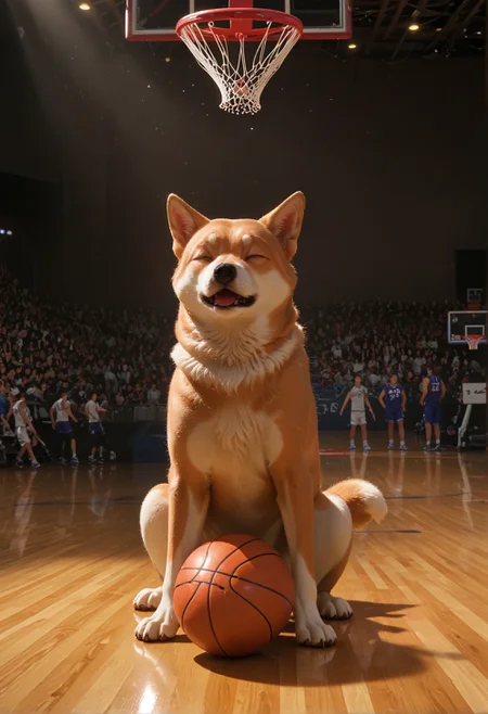 score_9,score_8_up,score_7_up,embedding:zPDXL2, masterpiece,best quality,highly detailed,detailed background, film grain,colorful,Expressiveh,Cinematic Lighting, solo, full body, closed eyes, pokemon \(creature\), no humans, animal, ball, dog, animal focus, basketball, shiba inu<lora:增强\(收藏)\sdxl_lightning_8step_lora.safetensors:1.0:1.0> <lora:增强\(收藏)\Hands XL 4.safetensors:1.0:1.0> <lora:增强\(收藏)\Expressive_H-000001.safetensors:0.6:0.6> <lora:增强\(收藏)\glowneon_xl_v1.safetensors:1.0:1.0> <lora:增强\(收藏)\sinfully_stylish_PONY_0.2.safetensors:0.4:0.4> <lora:Vixon\(收藏)\Vixon's Pony Styles Thermal.safetensors:0.4:0.4>