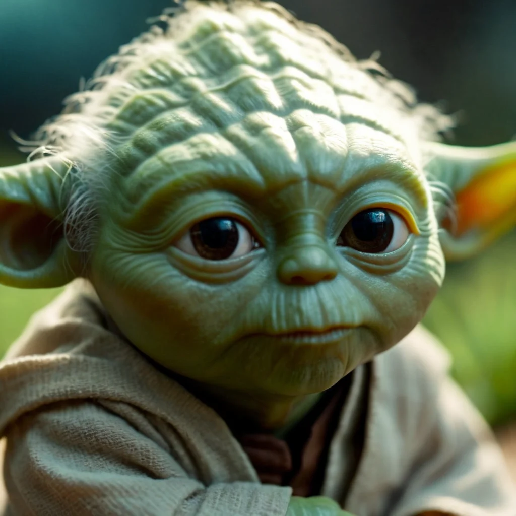 cinematic film still of <lora:Yoda:1.2>
Yoda a cute baby yodah is staring at the camera In Star Wars Universe, shallow depth of field, vignette, highly detailed, high budget, bokeh, cinemascope, moody, epic, gorgeous, film grain, grainy