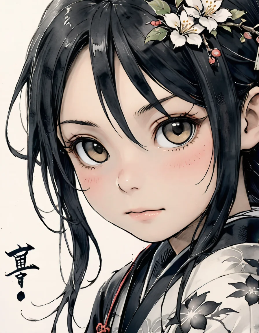 Japanese Style Ink Drawing of <lora:xlcarolism:1> , <lora:fhanddetailxl:1>,  <lora:hand 5.5:1.5> , <lora:add-detail-xl:1.5>, , ink drawing, inkwash, Japanese Style Ink Drawing