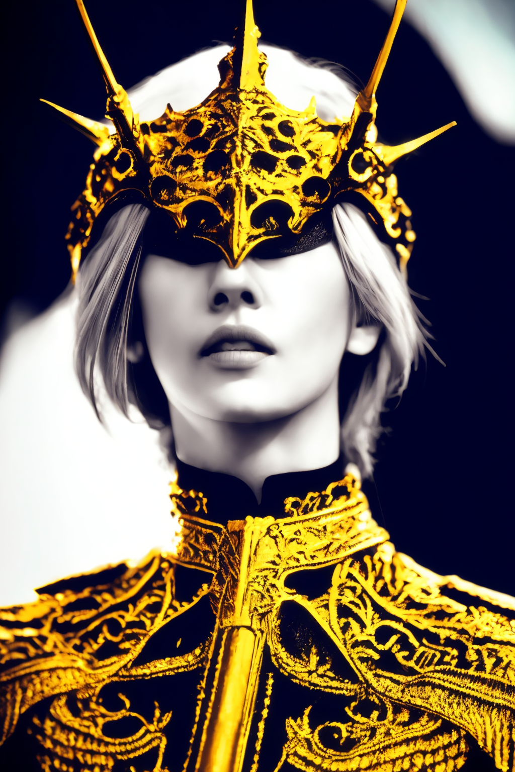 <lora:Gwyndolin:0.65> Gwyndolin, otoko no ko, snake legs, gold helmet,covered eyes uncensored, (dynamic pose:1.1)
((Masterpiece)), (best quality), (high resolution:1.2), perfect nipples, 
(detailed face), glossy skin, shiny skin, fantasy, 
(good hands, anatomical hands:0.9)
very sexy, intricate detail, (realistic:1), (photorealistic:1.1), real skin texture, dynamic lighting, volumetric lighting, triadic colors, vivid colors, high contrast, real shadows, polished, <lora:eyelashes_slider_v3:1.3> glamour
<lora:weight_slider_v2:-0.4>, photorealistic, photograph, photo, dlsr, FujiFilm, extremely high detail
