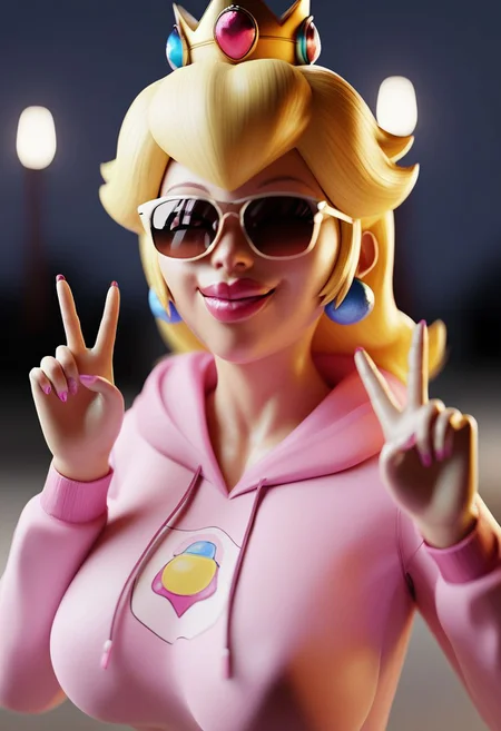 score_9, score_8_up, score_7_up, score_6_up, BREAK princess peach,hoodie,crown,sunglasses,smile,double v
FAP_ARTSTYLE_Jackerman_ownwaifu