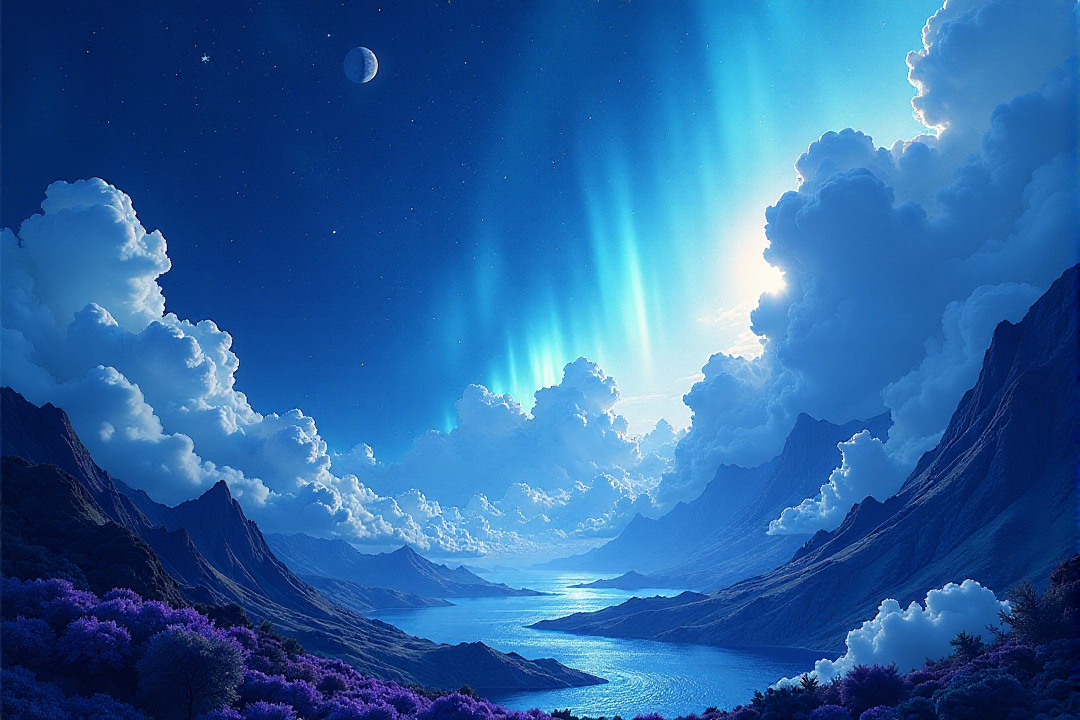 A surreal dreamscape rendered in Chrono-Impressionist Temporal Flux, where multiple time periods blend and shift. Use dreamy blue and subconscious indigo to represent different eras, creating a dynamic, time-bending composition.âââ