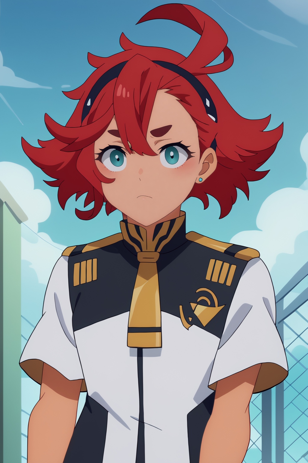 score_8_up, anime screencap, flat colors, Suletta Mercury, asticassia school uniform <lora:COMMISSION_Gundam-Suletta_Mercury-PDXL:0.8>