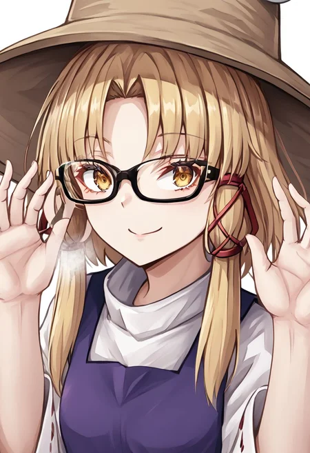 1girl, suwako, moriya_suwako, bespectacled, glasses,
masterpiece, best quality, very aesthetic, absurdres,