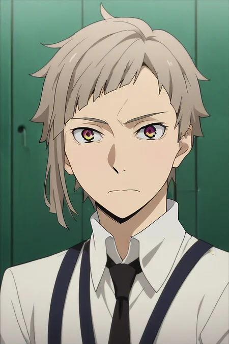 score_9, score_8_up, score_7_up, source_anime, anime screencap, anime coloring, , looking at viewer, upper body, , 1boy, solo, male focus, <lora:atsushi_nakajima_pony:0.76>, atsushi_nakajima, , , world war 2, , <lora:sdxl_lightning_8step_lora:1>