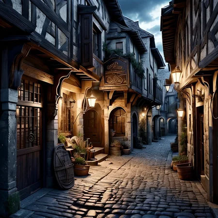 RAW photo, (masterpiece:1.3), subsurface scattering, heavy shadow, (high quality:1.4), (intricate, high detail:1.2), professional photography, HDR, High Dynamic Range, realistic, ultra realistic, photorealistic, high resolution, film photography, ambient lighting, atmospheric effects, <lora:detail_slider_v4:2>, OverallDetail, a dark and sinister alley in a medieval fantasy town, no lights, <lora:DarkAlley:1>,  epiCPhoto