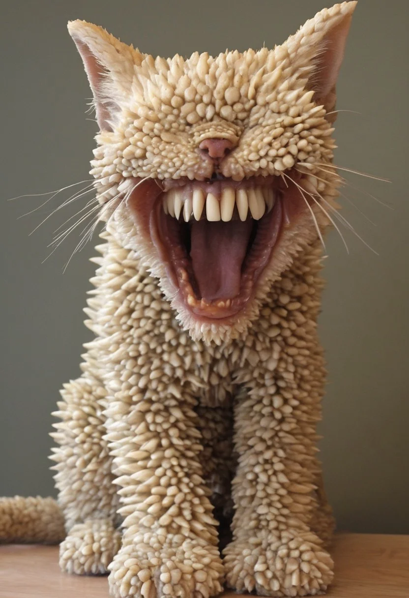 lazympos, kitten made_from_teef, yawning, teeth