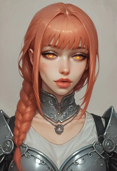score_9, score_8_up, score_7_up, masterpiece, best quality, very aesthetic, cinematic lighting, 1girl, makima (chainsaw man), chainsaw man, beautiful eyes, perfect face, chains, shadows, dark horror, neon cyberpunk, <lora:Expressive_H-000001:0.8>, expressiveH <lora:Pony_DetailV1.0:0.9> <lora:nostalgia-000011:0.9> retro
((full-clothed armor)), medieval style
BREAK
strange world background score_9, score_8_up, score_7_up, score_6_up, source_cartoon, rating_explicit, Expressiveh, (((((upper body, portrait))))), dynamic pose