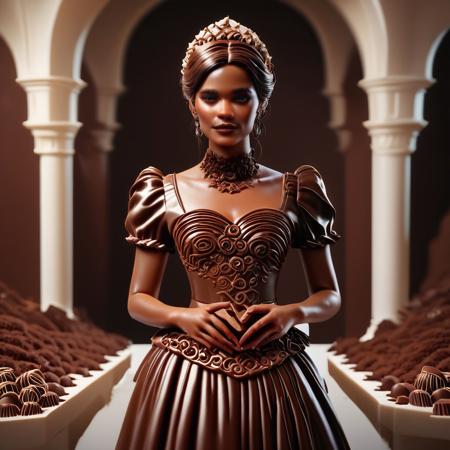 score_9, score_8_up, score_7_up, score_6_up, score_5_up, score_4_up, brides clothes made of chocolate, chocolate clothes, chocolate fantasy world