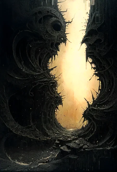 ascii_art, the failure of a tiny travelling world tilt broken to the core drifting in an endless infinity, intricate, detailed, epic, complex, atmospheric, deep, artchlr , <lora:- SDXL - vanta-black_contrast_V3.0:0.4>, <lora:d\EnvyTinyWorldsXL01:0.8>, <lora:sdxl:0.8>, <lora:lora:0.8>, <lora:artfullyECHELIER_SDXL_V1:0.8>, <lora:artfullyQUILLED_SDXL_V1:0.8>, <lora:dfantasy:.7>, <lora:ral-vxl:0.2>, <lora:20231230-1703876721187:0.4>, <lora:- SDXL - lentclr_effect_V1.0:0.2>, <lora:Wizards_MACHINALIA__Things_Come_Alive_:0.7>, <lora:Street_Art:0.4>, <lora:SDXL - Style - pixel_art_3drender:0.8>