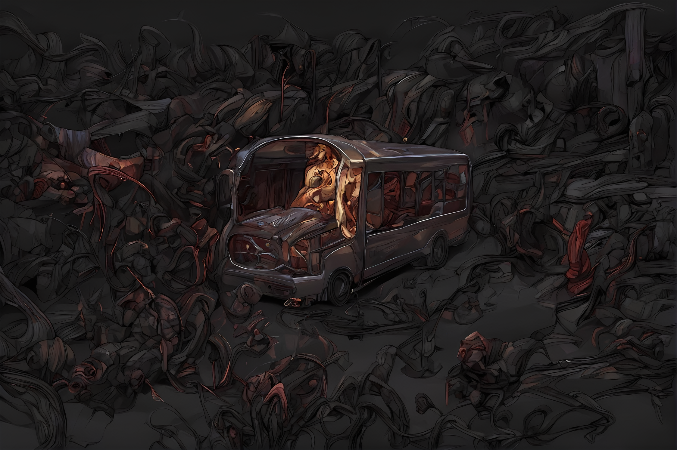 score_9, 
<lora:disco_elysium_v1_pruned>, de_thought, 
bus, no humans, grey theme, 
high resolution, Masterpiece
