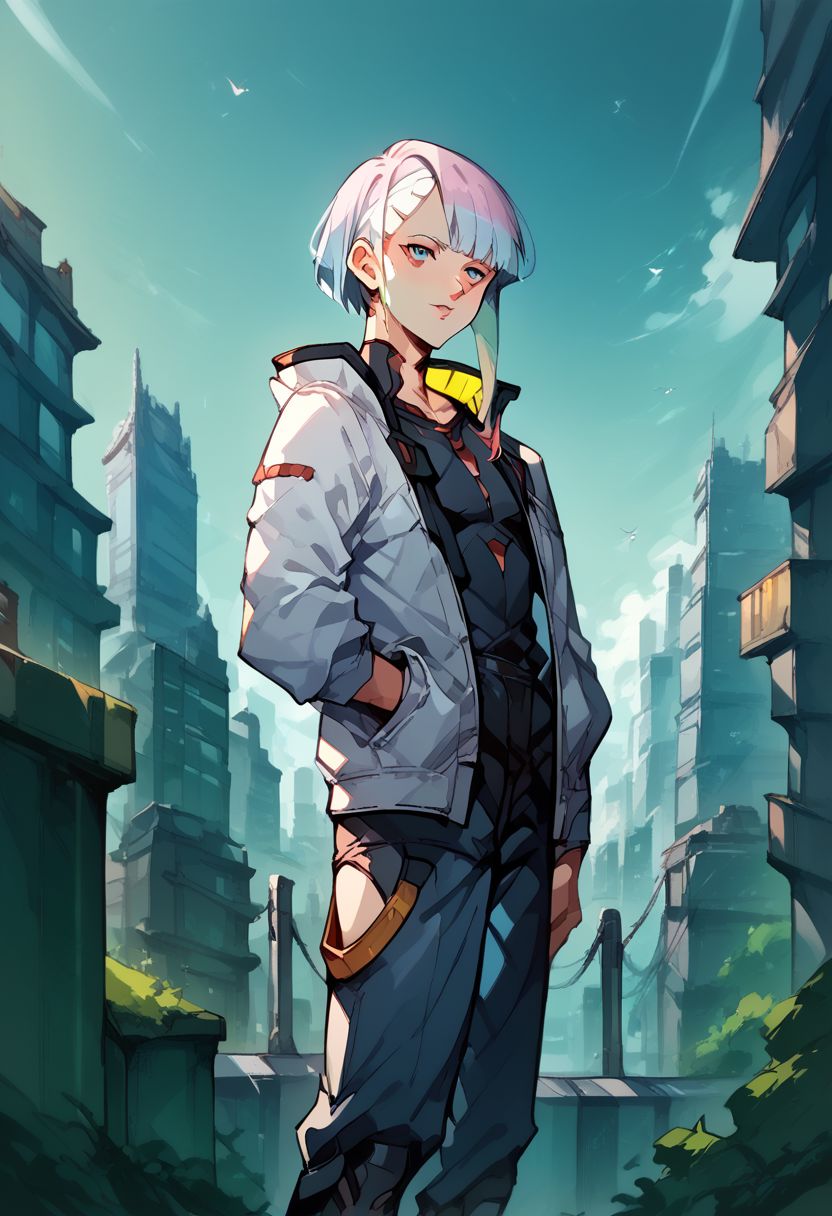 couple portrait,(xmultiplex:1.0),([1boy (Siesta,color:1.4)] and [1girl (xlucyx:1.0)], poses in futuristic city:1.5),(score_9, score_8_up, score_7_up:1.7), source_anime, rating_safe,movie artwork. 
(masterpiece, award winning artwork)
many details, extreme detailed, full of details,