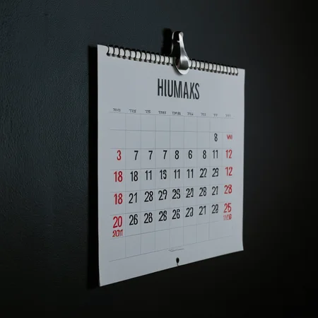 <lora:add-detail-xl:1>
<lora:detailed:0.3>
<lora:perfection style:0.3>
<lora:xl_more_art-full_v1:0.3>
<lora:Donnie Darko film style:1>
a calendar is hanging on a wall,no humans,black background,calendar (medium),calendar (object) , cinematic, film, Donnie Darko film style