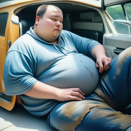 score_9, score_8_up, score_7_up, source_photo, rating_explicit, photo, photorealism, 4k, 8k, absurdres, best quality, intricate, hyper detailed,
1man, solo, ugly fat,  dirty clothes, poverty
 <lora:fat_ugly_man:1>fat man, ugly man