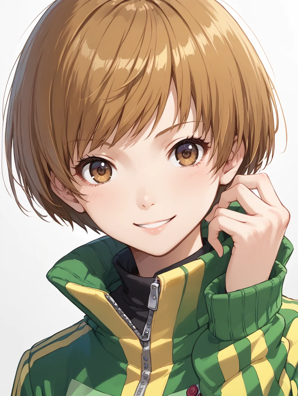score_9, score_8_up, score_7_up,source_anime,BREAK,
light smile, satonaka_chie, <lora:satonaka_chie:1>