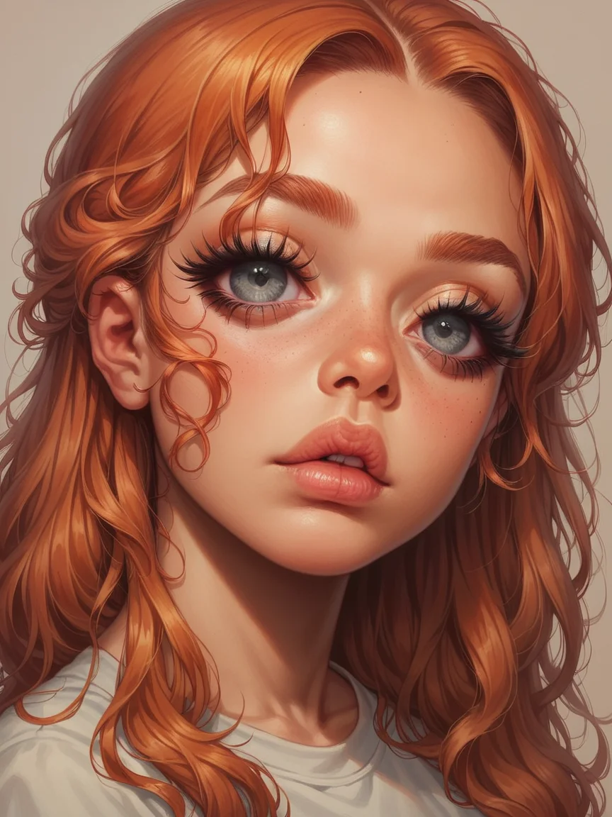 score_9, score_8_up, score_7_up, score_6_up, <lora:l4rg33y3sXLP:0.8> l4rg33y3s, 1girl, portrait, looking at viewer, eyelashes, ginger hair, grey eyes, long hair,