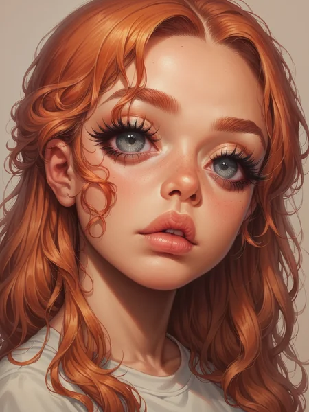 score_9, score_8_up, score_7_up, score_6_up, <lora:l4rg33y3sXLP:0.8> l4rg33y3s, 1girl, portrait, looking at viewer, eyelashes, ginger hair, grey eyes, long hair,