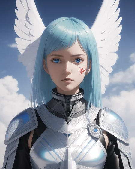angel wings! hand drawn! by kai! blue lightning! angel wings, iridescent! closeup! light baby blue hair, cloud background, masterpiece, cyborg, 19 year old female, by Franois Quesnel, best quality, epic, cinematic! sharp focus, 8k, extremely detailed swords! photo realistic, swords! pale, outstanding,extreme detail, scifi body suit collar, war paint, by mike winkelmann beeple, style of Artgerm and WLOP and Ilya Kuvshinov, outstanding
wanostyle mksk style female wearing full body multiple stitched layer (leather armor:1.2), (white silk cloak), (fabric with intricate pattern:1.2) <lora:wano:0.3> <hypernet:last:0.4>