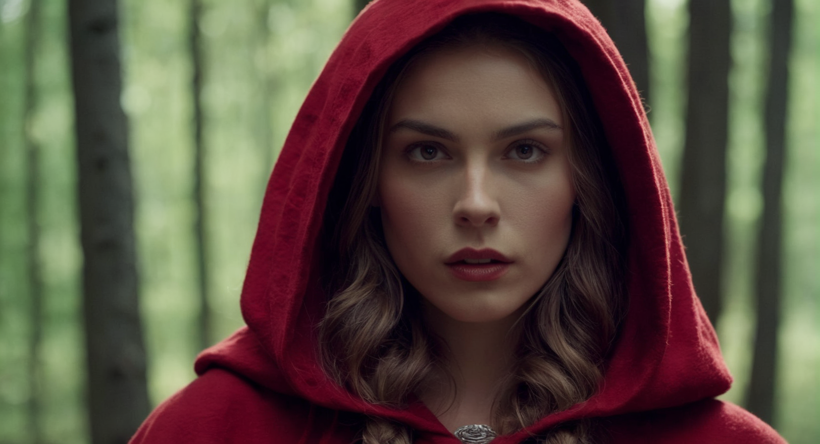 cinematic film still of  <lora:Little Red Riding Hood:1.2> Cinematic Film Scene
Little Red Riding Hood a woman dressed in a medieval red hoodie costume holding a sword, shallow depth of field, vignette, highly detailed, high budget, bokeh, cinemascope, moody, epic, gorgeous, film grain, grainy