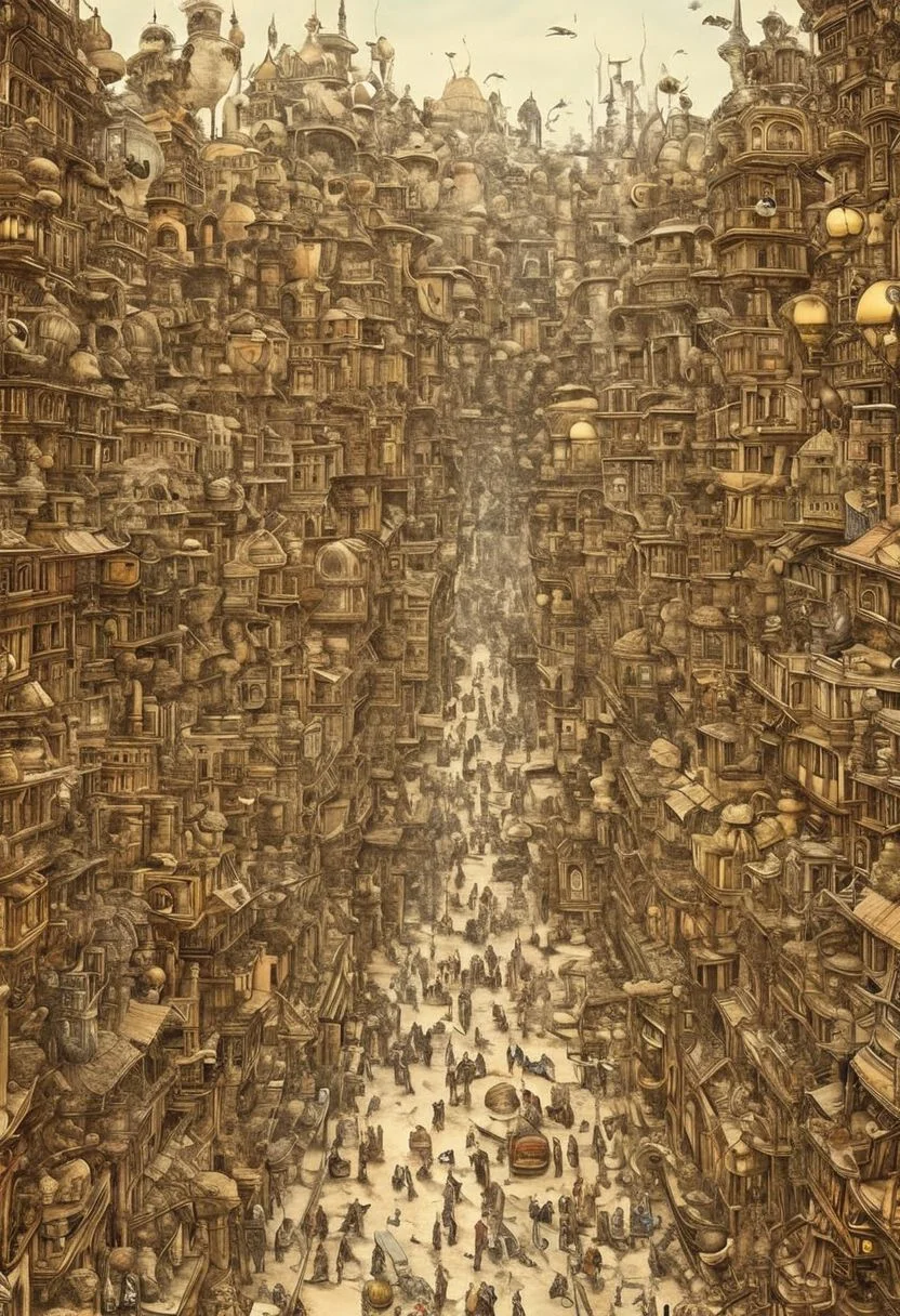 by (Mattias Adolfsson:1.2) and (Satoshi Kon:1.1), hyper realistic medium full shot photo of  a (otherworldly landscape:1.1),  (oppulent , glamourous , masterful:1.4), poster art, bold lines, hyper detailed, expressive,  award winning,  dark limited color palette, high contrast, depth of field, (intricate details, masterpiece, best quality:1.4),
rim lighting, looking at viewer, dynamic pose, wide angle panoramic view,
<lora:add-detail-xl:0.8> <lora:xl_more_art-full_v1:0.5> <lora:looking_at_viewer:2>