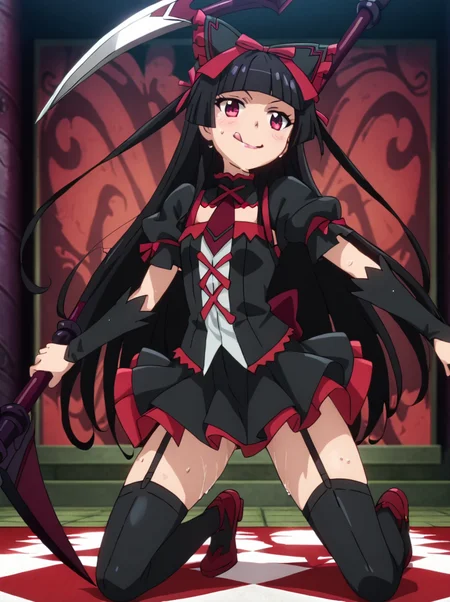 score 9, score 8 up, score 7 up, detailed background, shiny skin,
<lora:rory.pony:0.9>,
rory, def,
weapon, scythe, kneeling, sweat, saliva, licking lips,