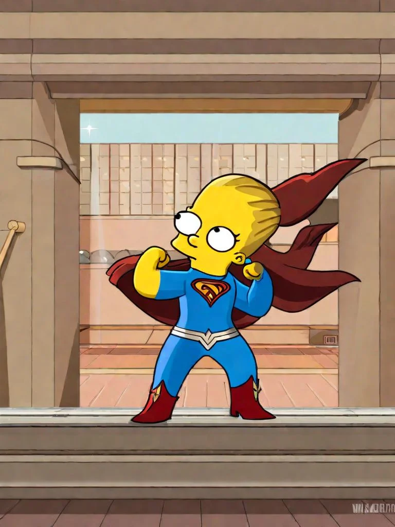 Wonderwoman Simpstyle <lora:SDXL-Simpstyle-Lora-v2-r16:0.8>