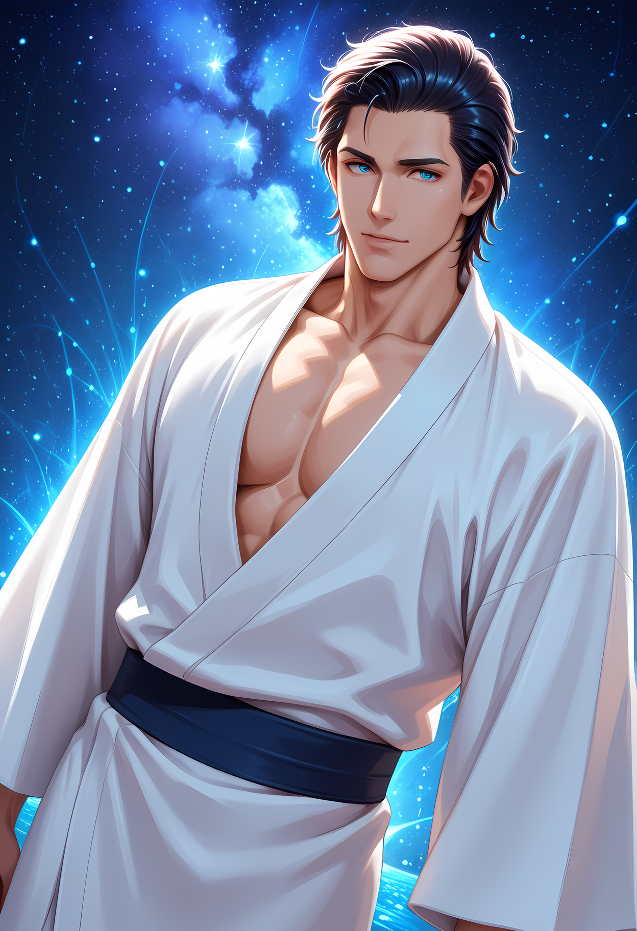 masterpiece, best quality, amazing quality, dutch angle, abstract background, BREAK
solo, male, 1boy, tek_claudio, black hair, blue eyes, yukata, japanese clothing, BREAK
 <lora:cfg_scale_boost:.6>   <lora:Claudio_Serafino_-_Tekken_-_ILXL:.8>