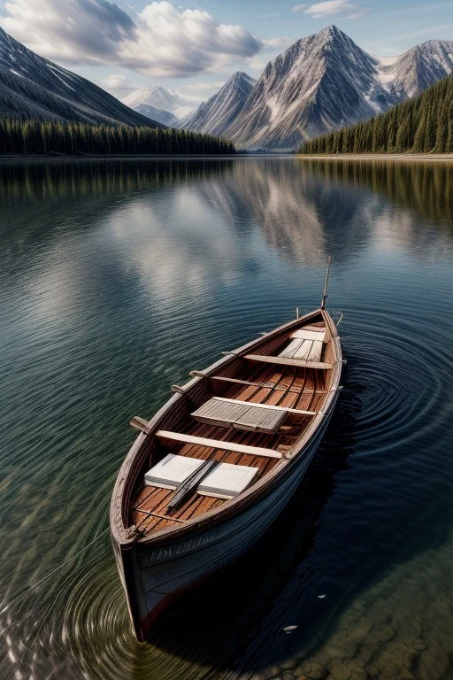 masterpiece, best quality, ultra-detailed, realistic, 8k, RAW photo, distant-view, (fisherman fishing on small boat in the middle of the lake, small fish were flying on the water around the fisherman:1.37), eagle on distant trying to catch the fish, award winning realistic photography, morning, a bit cloudy, scenery photography, perfect shadow, perfect natural lighting, rich colors, perfect composition, perfect colors, flawless complexion photo, perfect intricate detailed, lakes, surreal, lifelike, real life scenery photo, top quality, trending on artstation, meadows, glitter, prettiest landscape, all kinds of flowers, fantastic, stunning, outstanding, breathtaking beautiful nature photo, out-of-this-world scenery, perfect reflection on water, depth of field,