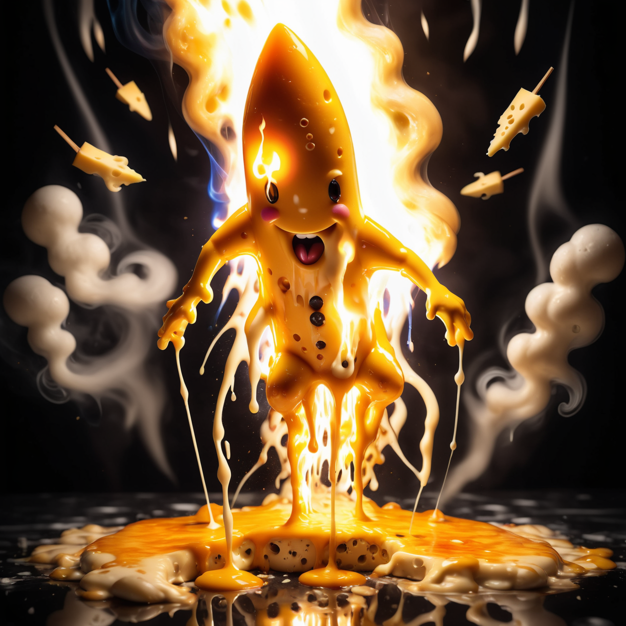 Jed-Drpgcese, masterpiece, full of details <lora:DrippingCheeseStyle-000006:0.8>, 8k child's drawing of a "Rocket man, burning out his fuse up here alone.", Realistic, Cutepunk, spotlit, Monochrome, epic composition, dynamic dramatic composition, cinematic atmosphere, illustrious, modified