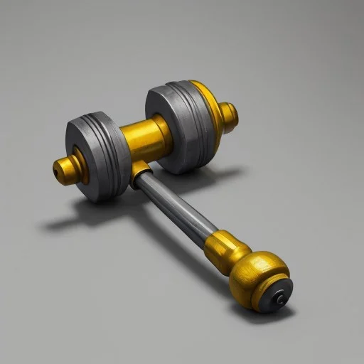 Tool hammer, gray background