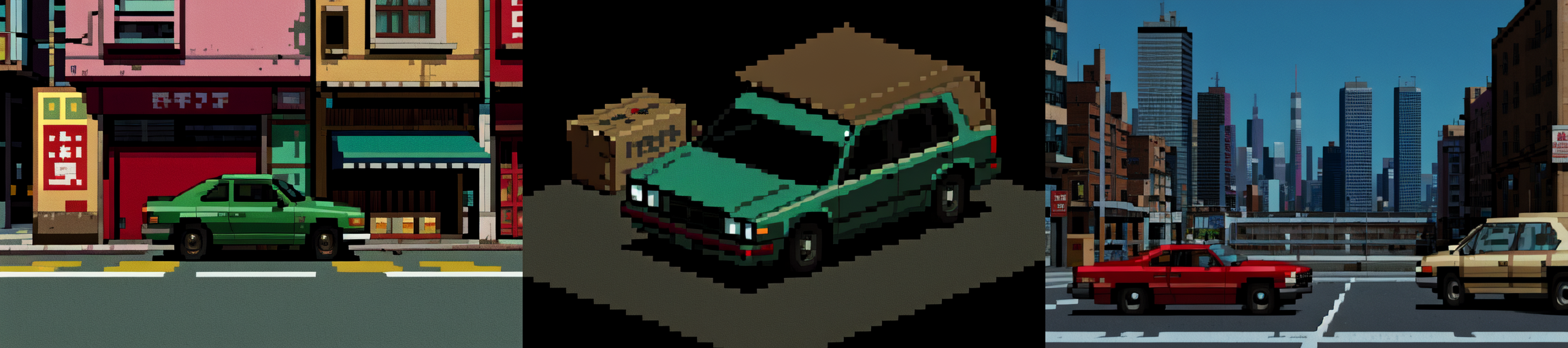 highly insanely detailed, masterpiece, top quality, best quality, highres, 4k, 8k, RAW photo, (very aesthetic, beautiful and aesthetic), bebop cityscape, buildings, radiator, ait conditioning, cardboard box, trash, street, car, <lora:bebopv01:0.8>, 
__lazy-wildcards/dataset/background-color__âââ
