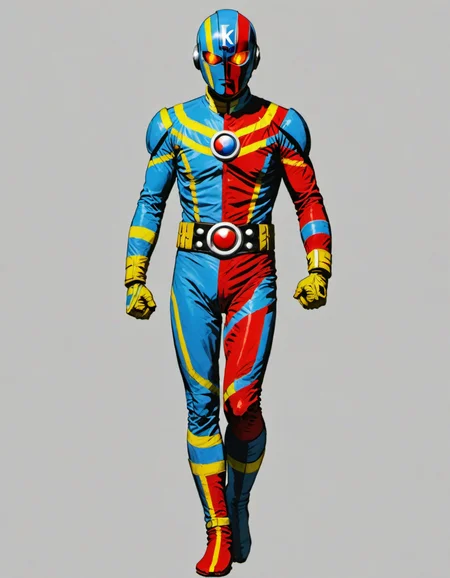 score_9, score_8_up, score_7_up, score_6_up, digital painting, kikaider, <lora:Kikaider:1> male, costume,