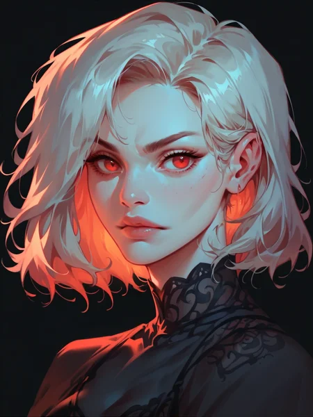 score_9, score_8_up, score_7_up, score_6_up, score_5_up, score_4_up,   <lora:r3dgl0wXLP:0.6> r3dgl0w, red eyes, black background, 1girl, dark,