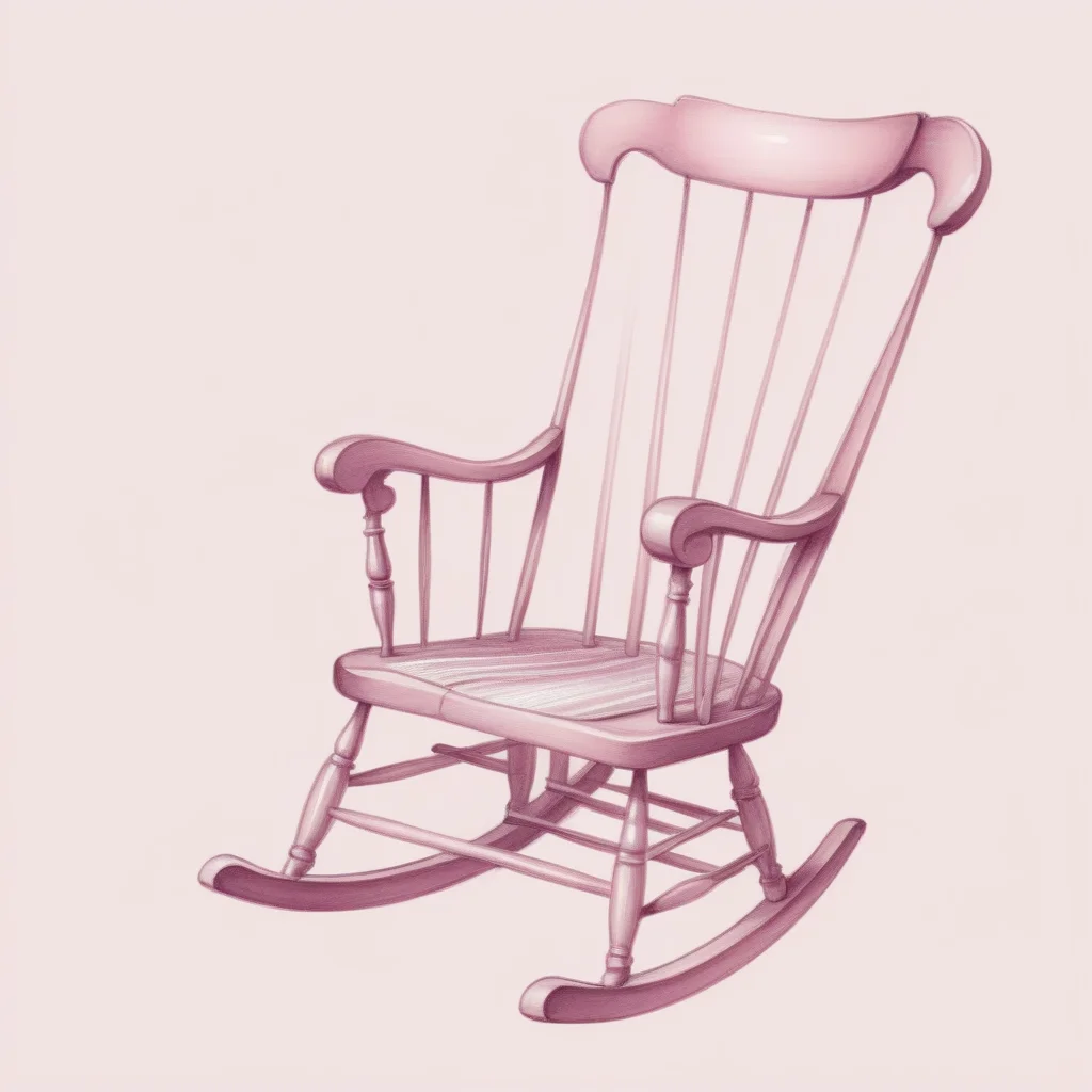 <lora:Pastel_drawing:1>sherrysketch illustration of a rocking chair, pink pastels