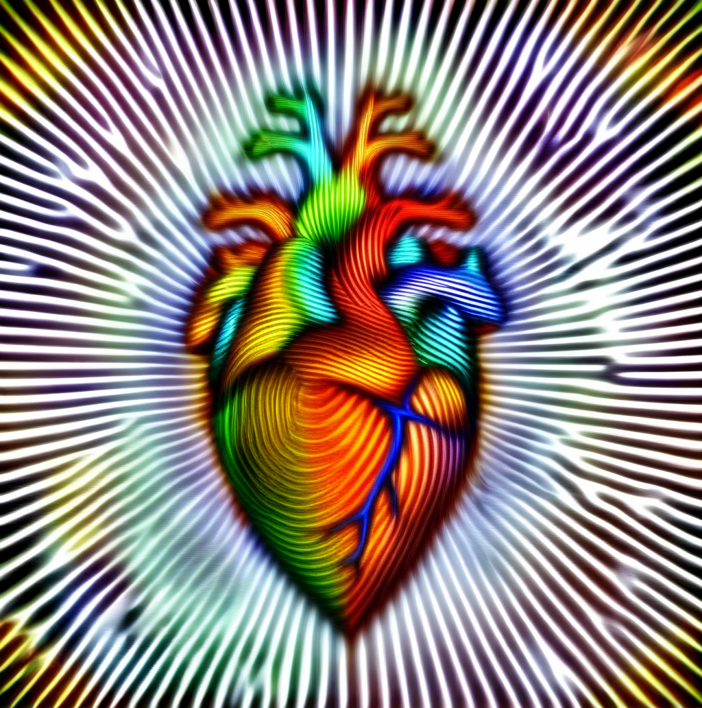 vibracol anatomical heart colorfull <lora:vibracol:1>