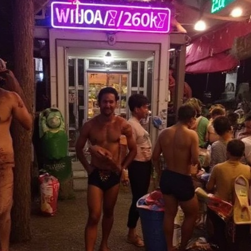 celebrating a birthday at a wild party