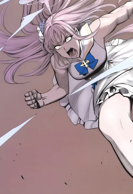 mika_(blue_archive),solo,1girl,
haihu,open mouth,running,clenched hands,fighting stance,battle,punching, shouting
masterpiece,best quality,high definition,ultra-detailed,haIhu,<lora:haihu-000120:1>,