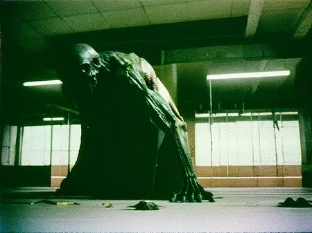 masterpiece, gore, disfigured, cancerous, tumor, growth, flesh, good quality, absurdres, blood, bad angle, out of focus, (expired film), motion blur, (vhs artifacts), chromatic abherration, out of focus
detailed photo of an morphous piece of flesh roaming and eating animals in an abandoned city covered with flesh