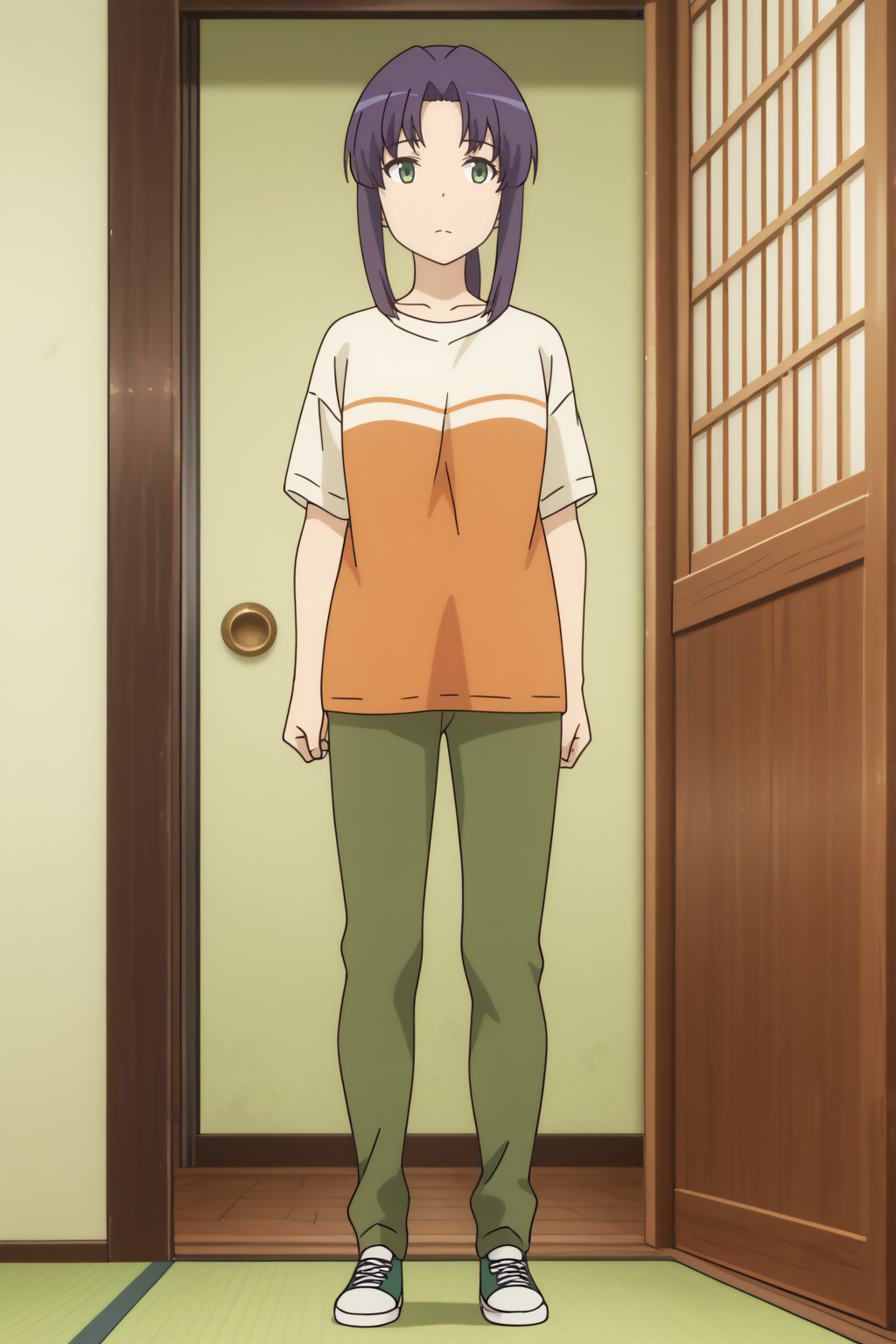 newest, full body, Kazuho Miyauchi <lora:Non_Non_Biyori_-_Kazuho_Miyauchi_-_illustrious:0.8>
