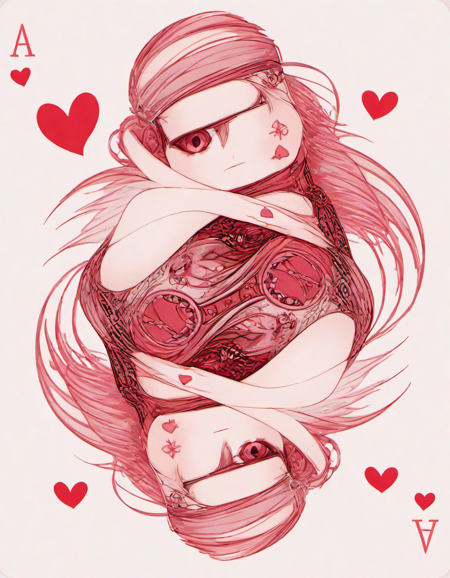 playingcard, poker, <lora:Playing_cards:1>, ace, hearts,