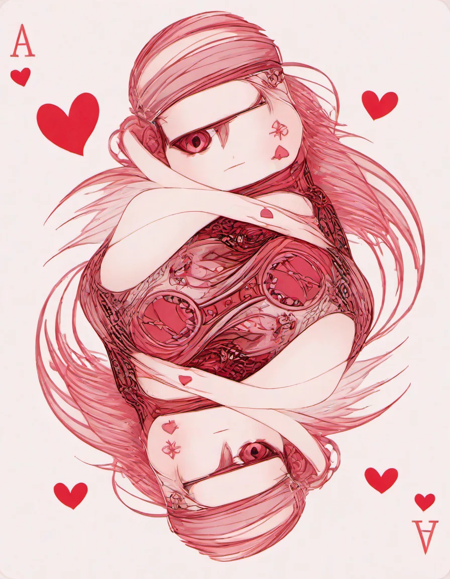 playingcard, poker, <lora:Playing_cards:1>, ace, hearts,