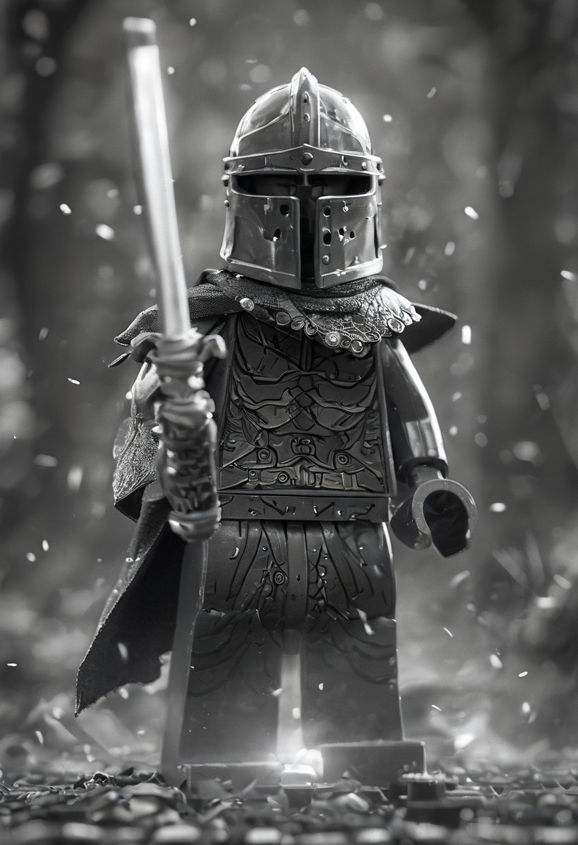 LKnight, (weapon, holding sword, battoujutsu, battoujutsu stance, ready to draw, sheathed, unsheathing, scabbard), (full body, fight stance:1.2), perfect body, lego sword, 
dramatic cinematic film noir lighting,
very strong contrast, dramatic Lighting,
strong visual contrast, terrifying, 
Tsutomu Nihei, cinematic film style, special effects, VFX, award-winning picture, highly detailed, ultra-high resolutions, 32K UHD, sharp focus,
(photorealistic:1.5), (Extremely realistic, masterpiece, top quality, official art, best quality, beautiful and aesthetic:1.2), 4k, 8k, very rich details,