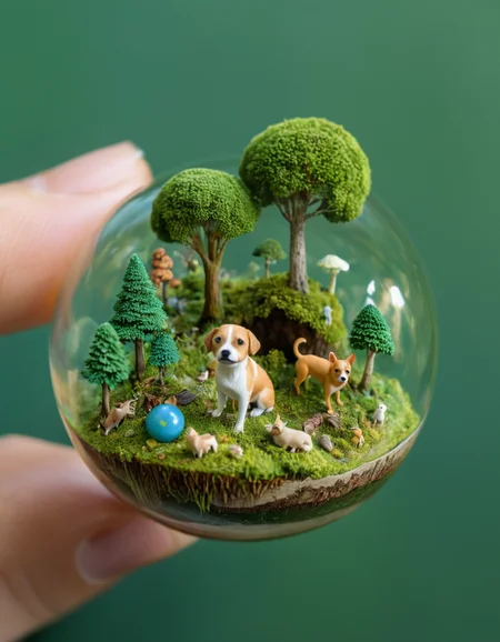 score_9, score_8_up, score_7_up, microworldslora, 1dog, tiny forest
