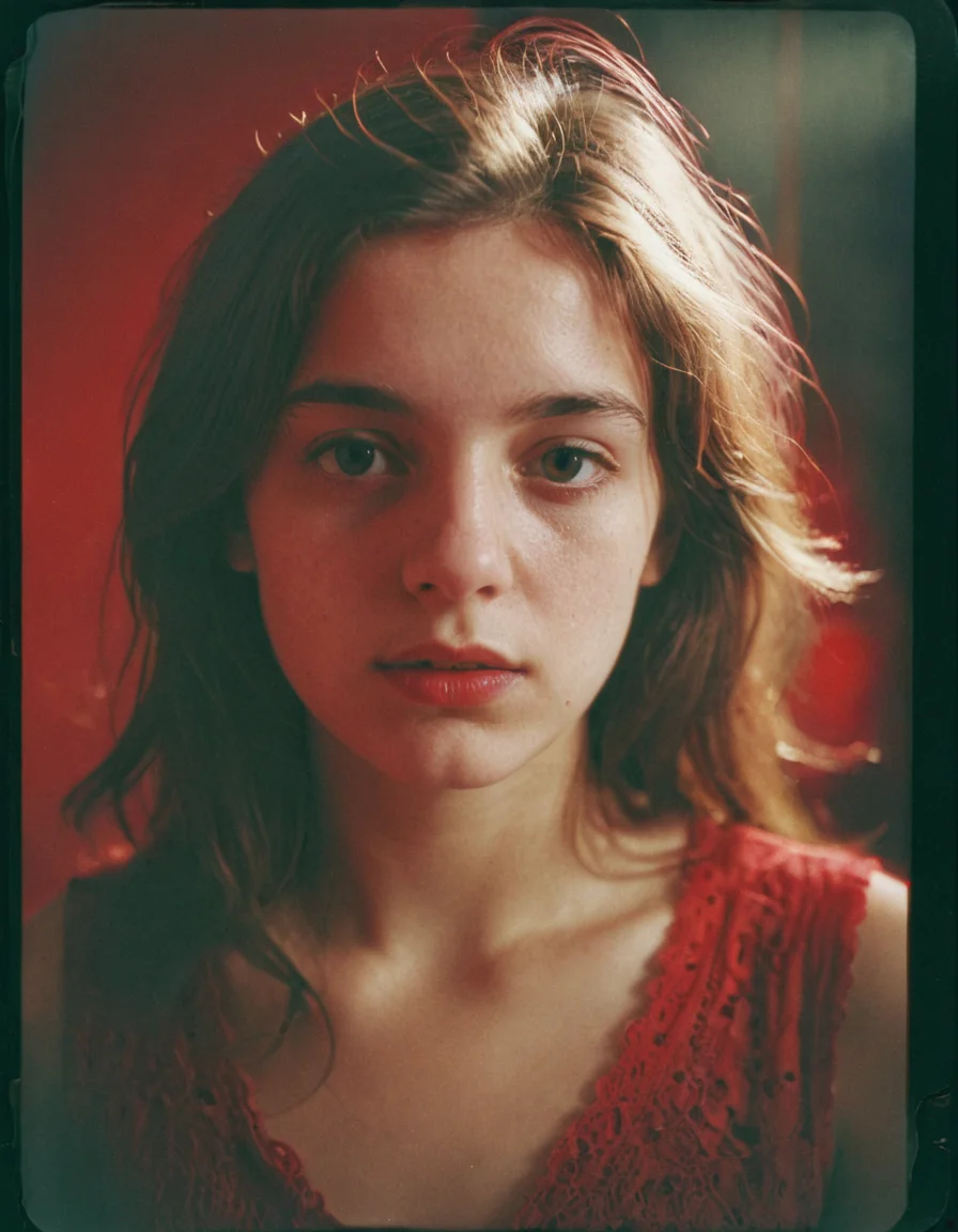 Engulfed By red, a portrait of a pretty french young woman, intricate detail, modern, 16k, digital art, artstation, cinematic lighting, vivid, professional 3d model analog film photo, a portrait of a pretty french young woman, faded film, desaturated, 35mm photo, grainy, vignette, vintage, Kodachrome, Lomography, stained, highly detailed, found footage . octane render, highly detailed, volumetric, dramatic lighting <lora:epiCRealismXL-KiSSEnhancer_Lora:1>